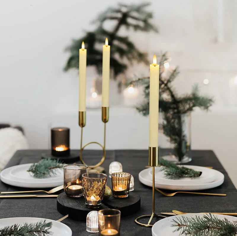 DHgate.com:Flickering Flameless LED Candlestick w/ Remote