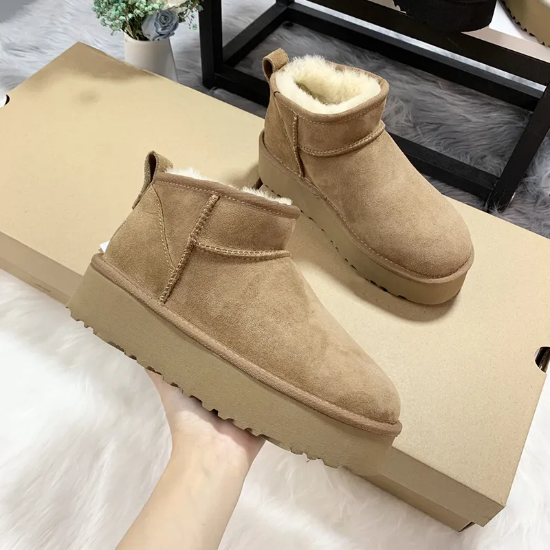 Projektantki śniegowe buty australia mini platforma butów butów tazz kaptałki