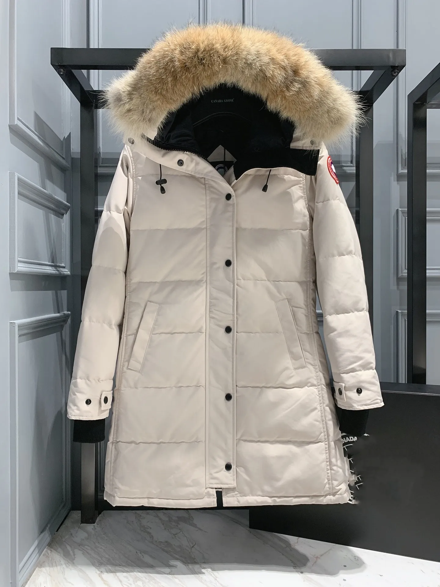 Designer Canda Goode Womens Puffer Mens Long Down Parka Mid Length Windproof Thick Warm Winter Coat By Canadian Goosed 676 From Ysw clothing2 109.41 DHgate.Com