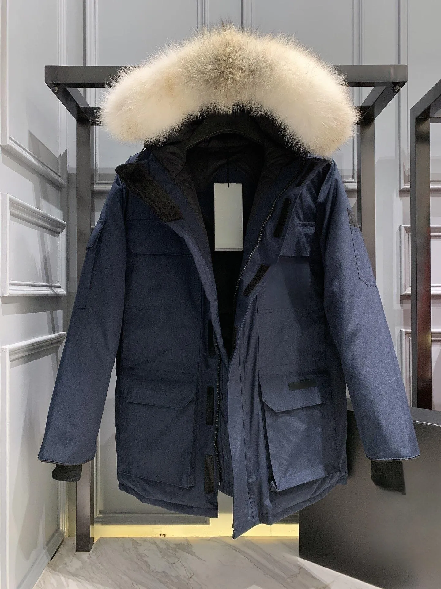 カナダの男子ダウンパーカスハイズ高品質のレディースデザイナーファッション冬のメンズレディースジャケットペルレイドクラシックウォームファー