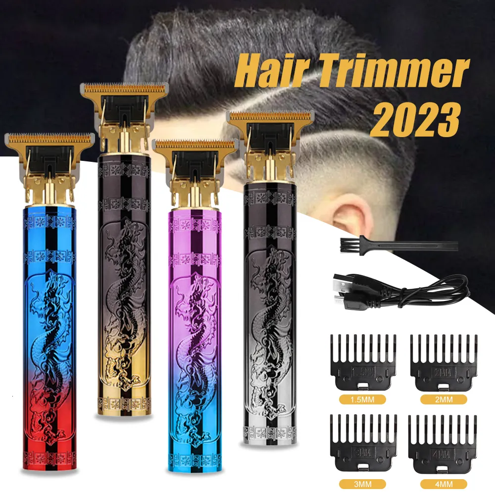 Hair Trimmer Hair Maszyna do cięcia Vintage T9 Oryginalny ładownica dla mężczyzn Electric Golacz Smok Smok Bezpośrednie Clipper Włosy do fryzjera 230808