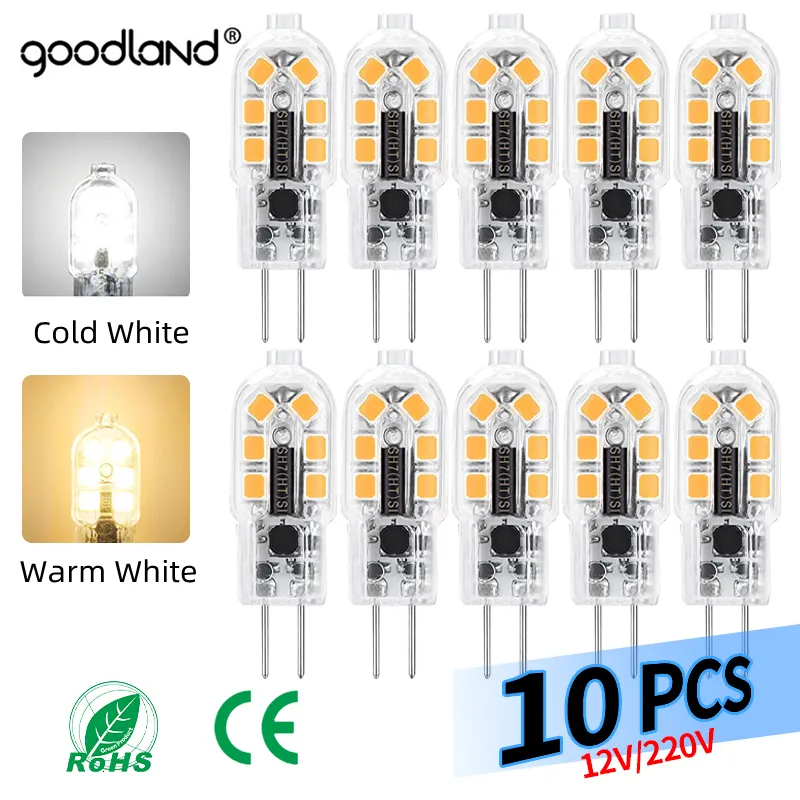 Other Home Garden Goodland 10pcslot G4 Led Bulb AC 220V DC 12V LED Lamp SMD2835 Spotlight Chandelier Lighting Replace 20w Halogen For 230807