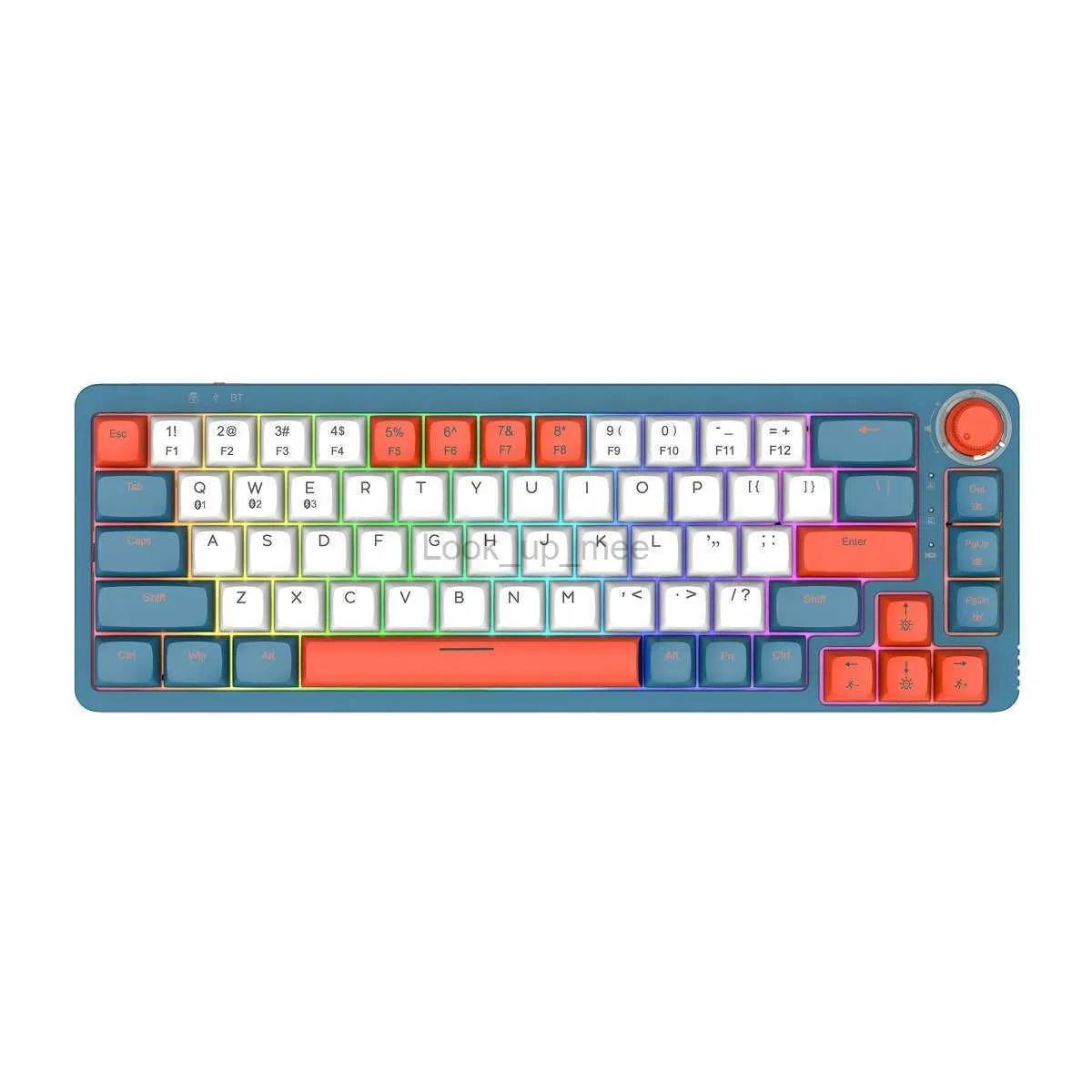 GamaKay LK67 65% Triple Mode RGB Tastiera meccanica 67 tasti Gateron Switch HotSwappable PBT XDA Profile Keycaps Tastiera da gioco HKD230808