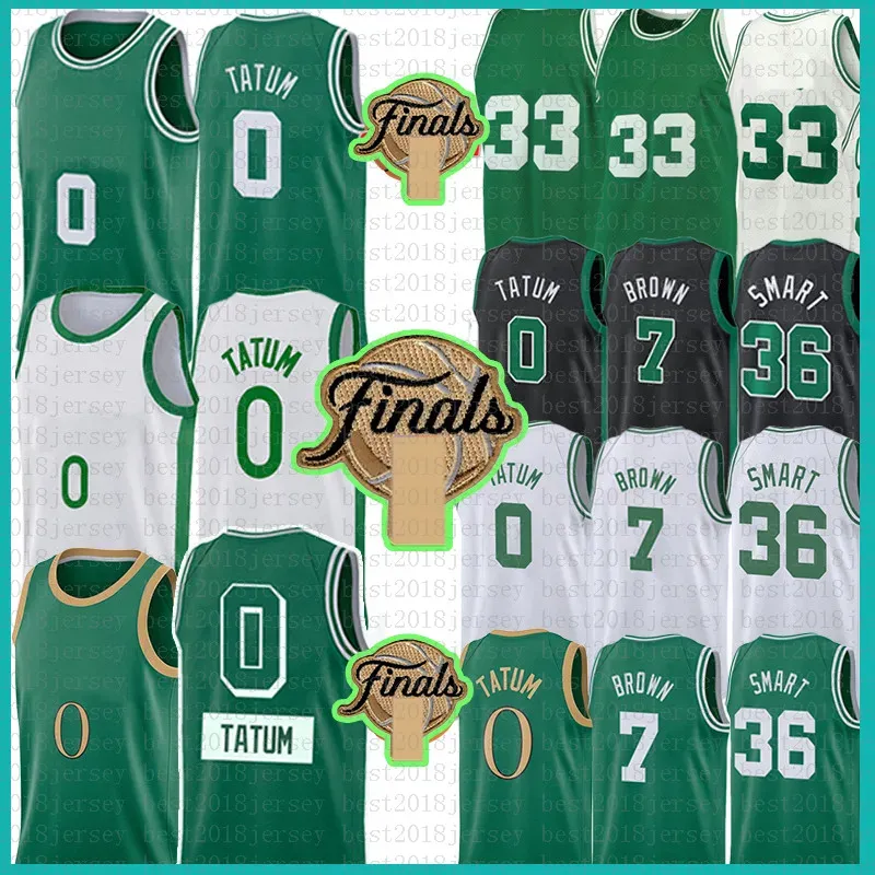 Boston''Celtics''Jayson TatumBasketballtrikot Larry Bird Jaylen Marcus Smart Brown 0 33 7 36 75. Jubiläumstrikots BostonsCustom Männer Frauen Kinder