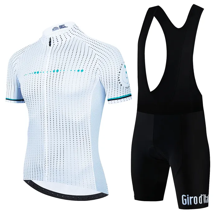 Ensembles de maillots de cyclisme Tour De Italy D ITALIA Vêtements de vélo à manches courtes pour hommes Maillot de vélo Cuissard à bretelles 230807