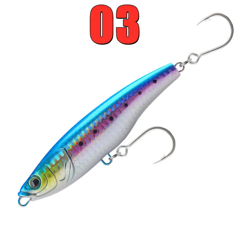 GreenSPIDER Sea Fishing Lure Stickbait Pencil Minnow Lure 110mm, 50g GT, Saltwater  Stick Artificial Bait From Dao05, $9.28