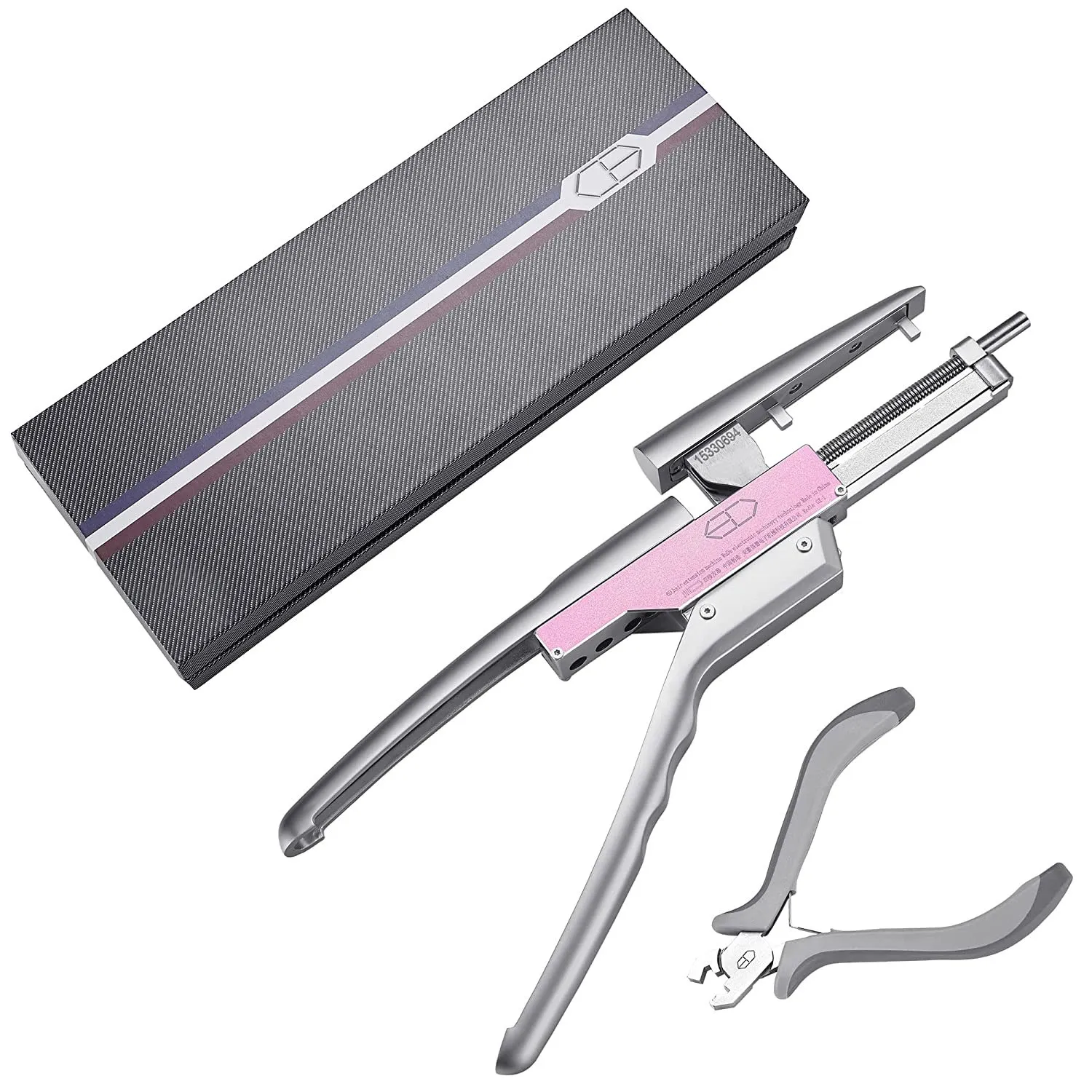 Connectors 6D Hair Extension Machine Connector Hair Remove Plier Kit 2nd Generation Human Hair No-Trace Hair Extensions Tool GT Paars 230807