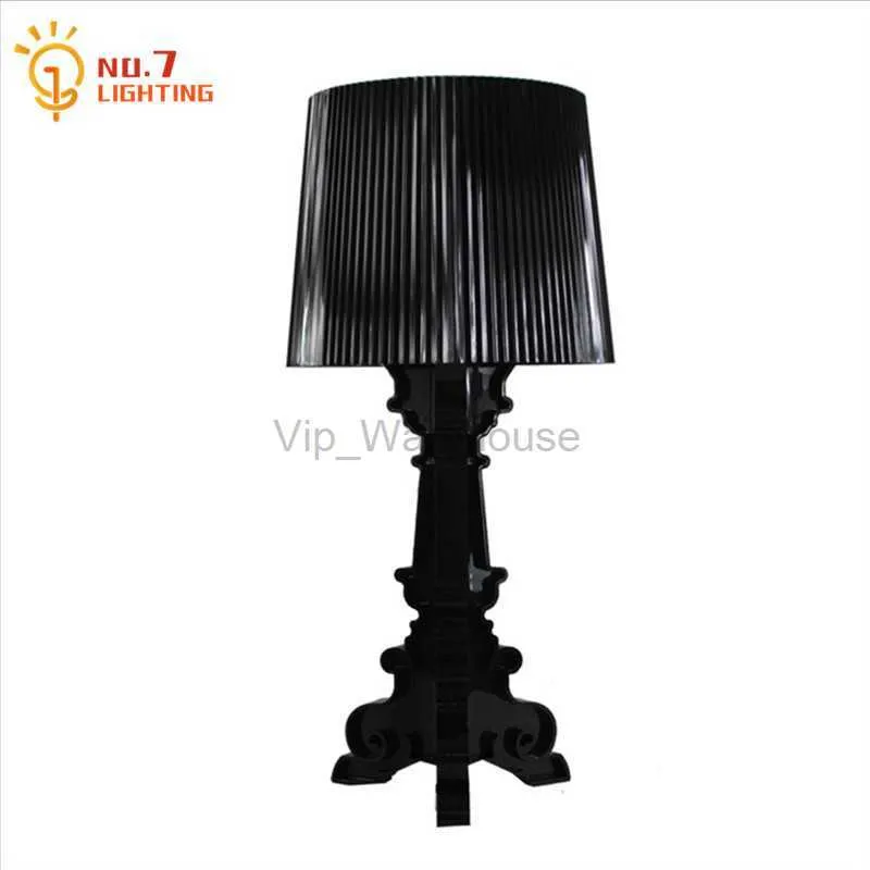 Włochy Design Kartell Bourgie Acryl Lampa stołowa Proste nowoczesne oprawy oświetleniowe Art Decor Home Living/Model Room sypialnia łóżko HKD230808