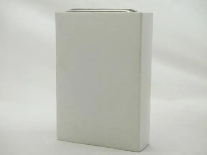 Luxurious Silver Metal Tin Box For Oil Lighter Gift Set Case