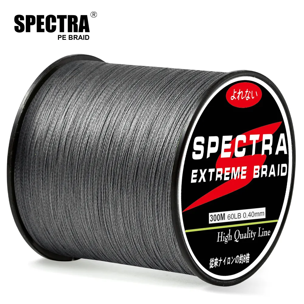 Braid Line Spectra 300M PE Lenza intrecciata Lenza da pesca in mare multifilamento giapponese super forte 10LB-80LB Lenza per carpe Lenza per trota 230807