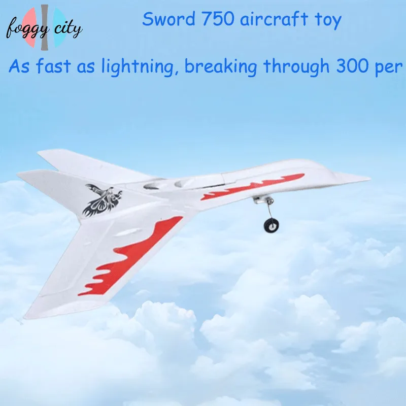 ElectricRC Aircraft Sword Delta Wing High Speed Racing T770 Epo Model Radiocontrolled Toys 230807