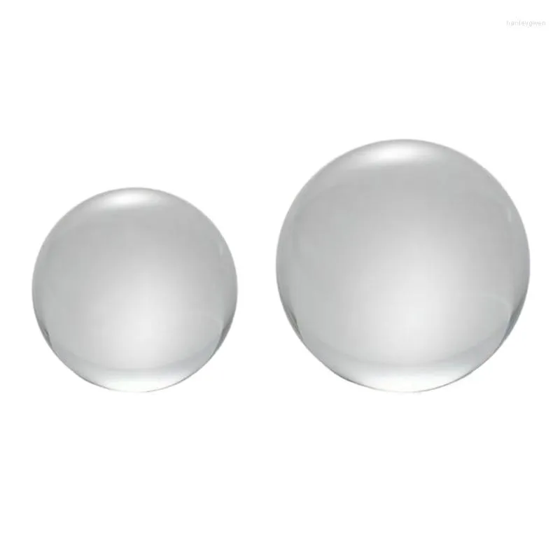 Lampadario Di Cristallo 2 Pz Colore Trasparente Sfera Di Vetro Sfera Di Guarigione Pografia Puntelli Decor 40Mm 30Mm