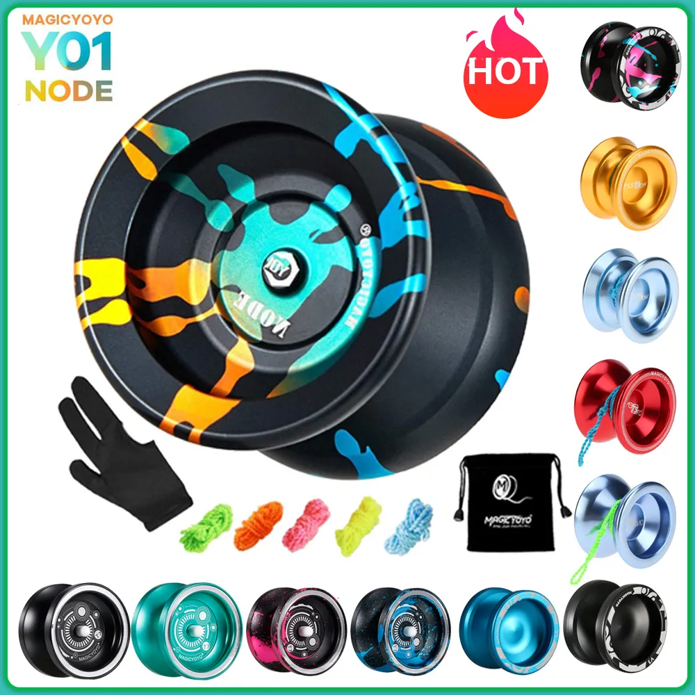 Yoyo Magic Yoyo V3 YOYO ALUMINUM Alloy Professional Yoyo Unresponsive or Responsive Yoyos Stroller yoyo for Children Boys Toys 230807