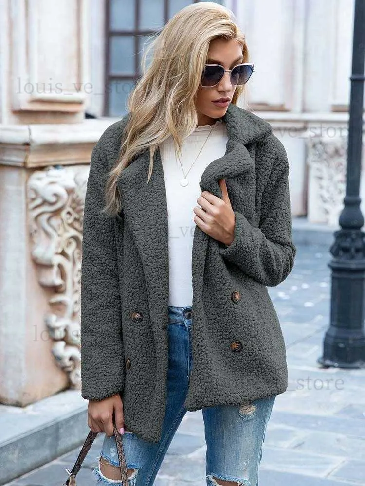 Oversize teddy jacket, Light Brown