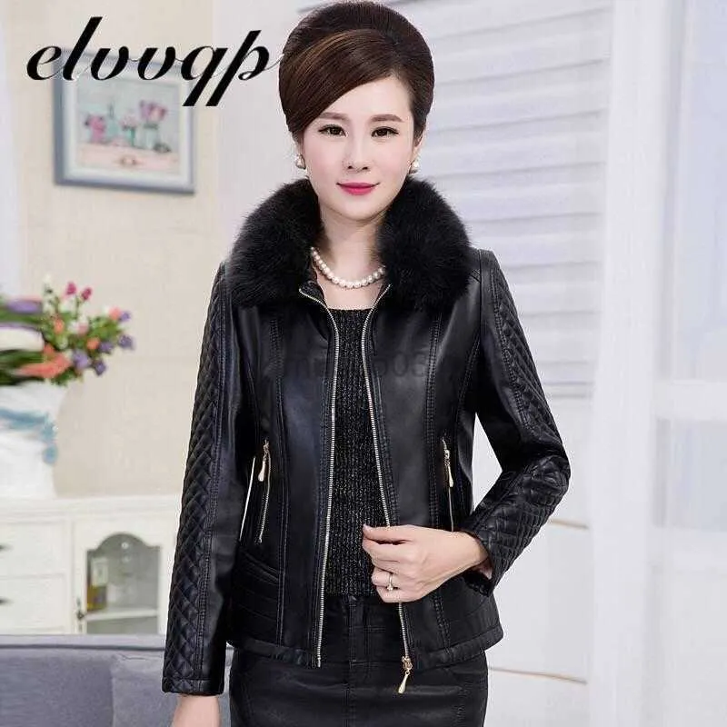 Womens Leather Faux Leather L 6xl Faux Leather Jacket Coat Women