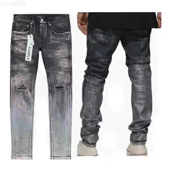 Purple Jeans Men Designer Antiaging Slim Fit Casual Jeans Pu2023900 Size 30-32-34-36k9if
