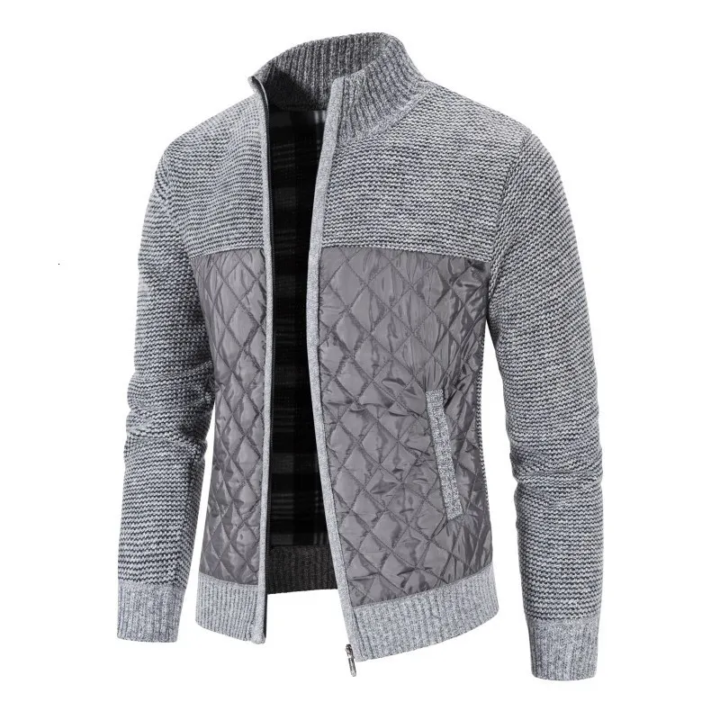 Vestes pour femmes automne hiver veste hommes chaud cachemire décontracté fermeture éclair Slim Fit polaire veste hommes manteau robe tricots mâle 230807