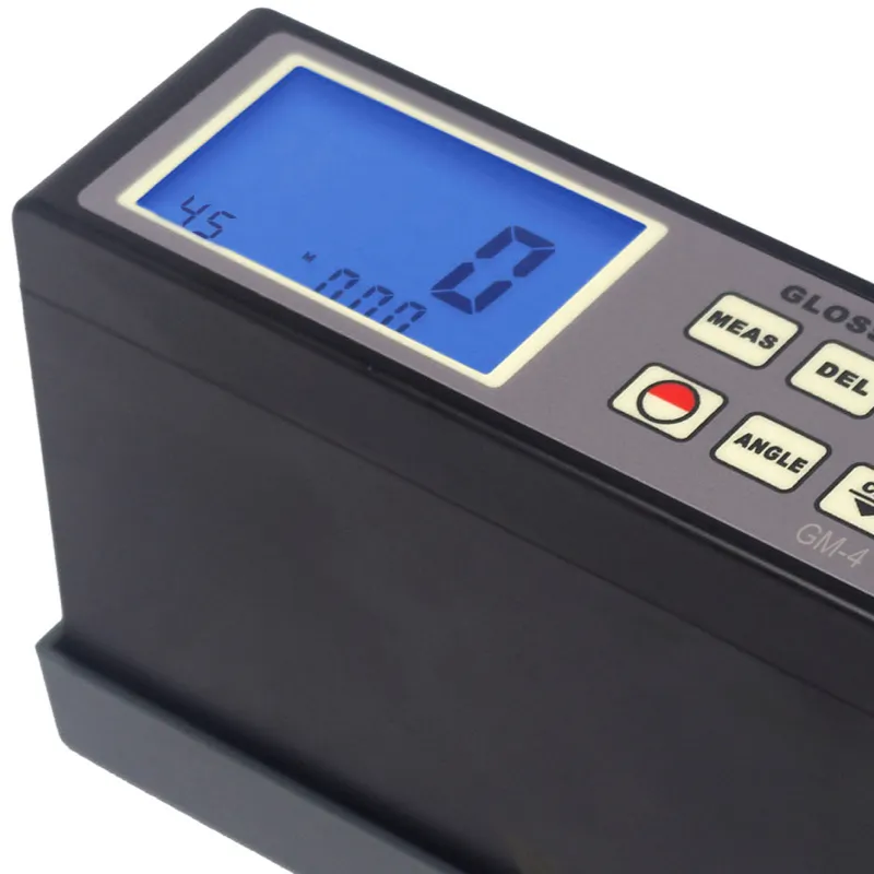 Digital Gloss Meter GM-04 Automatisk kalibrering Integrerad typ GLOSSMETER GM-4 LCD Display mäter 45 graders intervall 0,1 ~ 200gu
