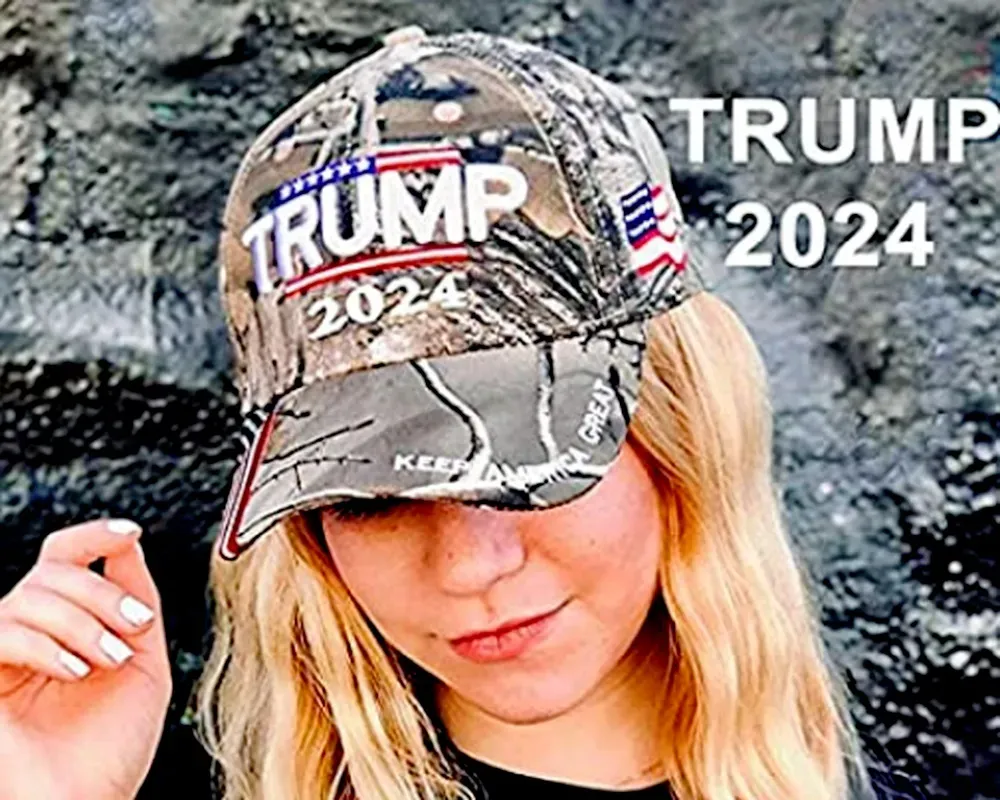 Bestsmile Donald Trump 2024 Berretto MAGA USA Baseball Caps I'll BE Back Hat, Nero , M