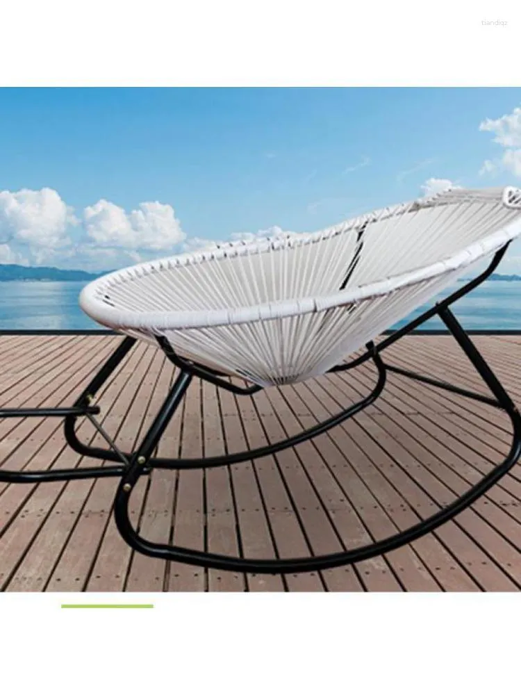 DHgate.com:Colorful Rattan Rocking Recliner: Stylish Comfort for Indoor ...
