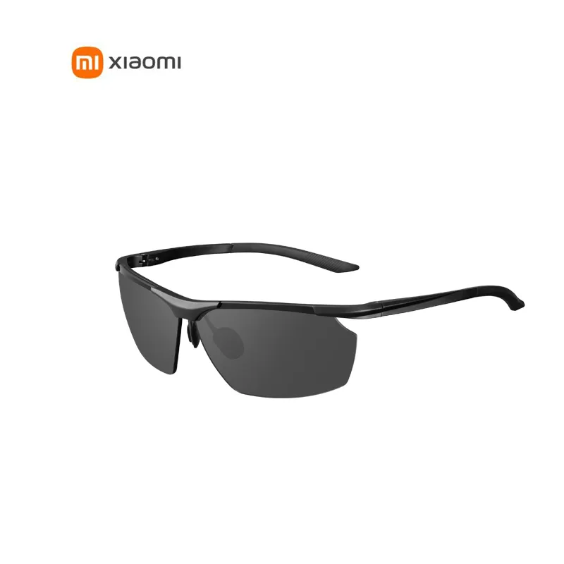 Óculos de sol esportivos Xiaomi Mijia Lentes polarizadas de nylon curvo HD UV400 Prevenção de poluição de óleo Óculos de sol de corrida e escalada