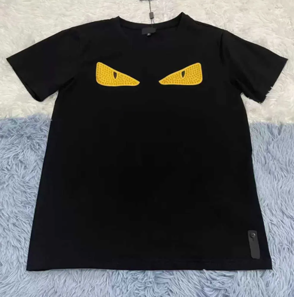 2023 Mens T Shirt Designer For Men Casual Woman Shirts Little monster eye pattern Men Loose Tees black Man tshirt Top Quality M-XXXL