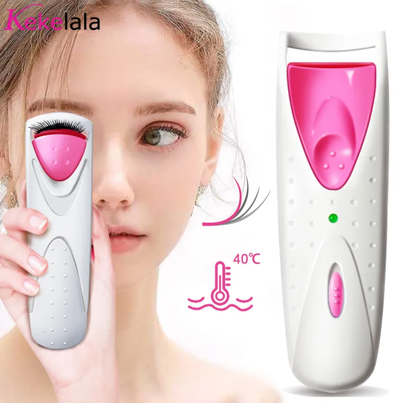 Wimperkruller Kekelala Elektrische Verwarmde Wimper Perm Curler Pen Langdurige Wimpers Permanenten Clips Automatische Makeup Tools 230808