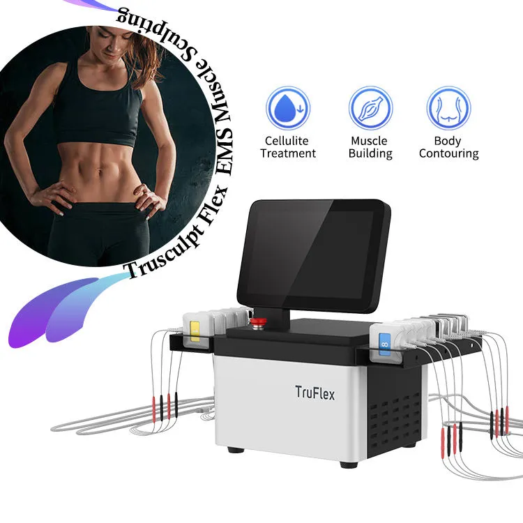 Profesyonel Elektromanyetik Vücut Zayıflama Kas Eğitmeni EMS Güzellik Ekipmanları için Heykel Makinesi