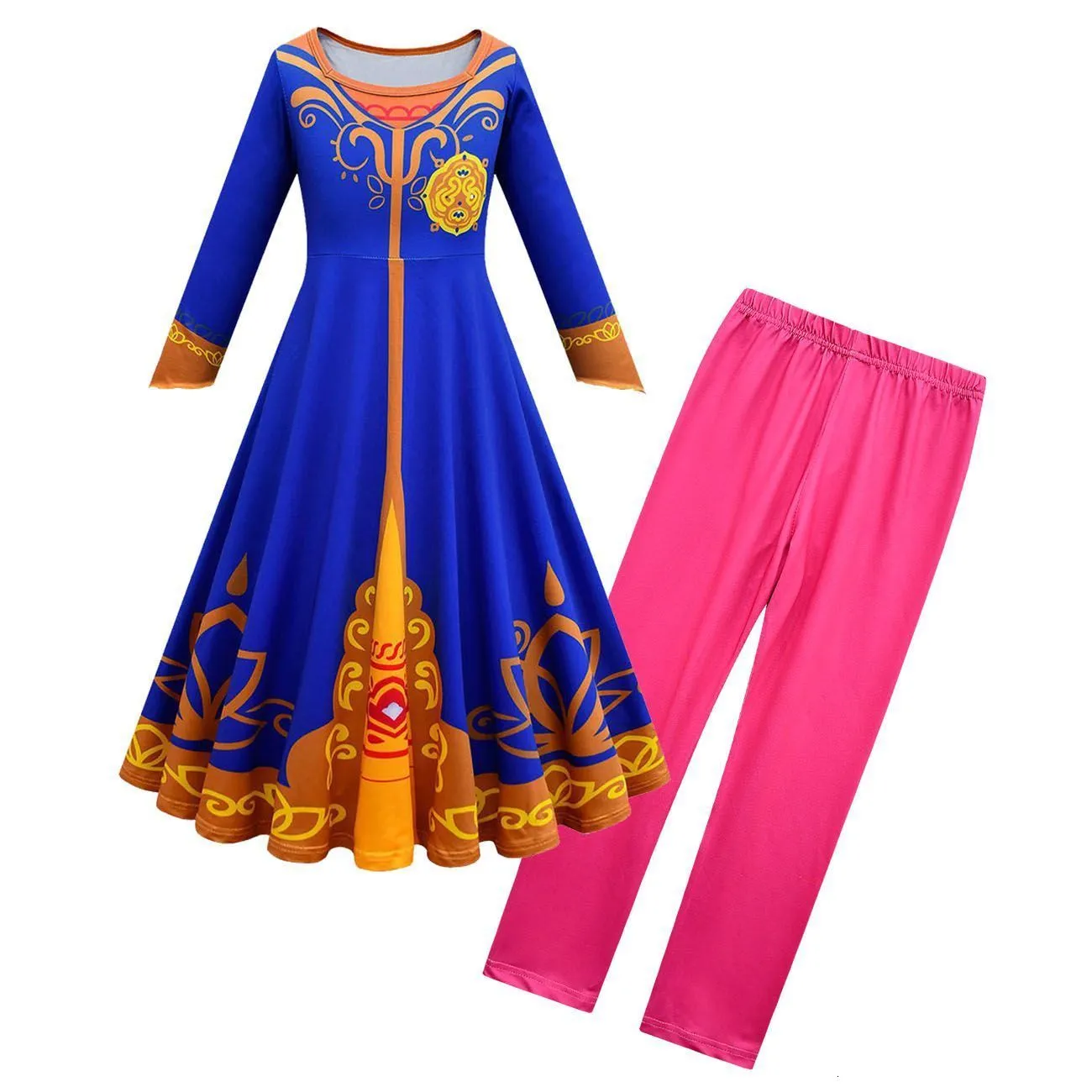 Set di abbigliamento Costume da ragazza Mira Royal Detective Dress Princess Bambini Kid Compleanno Halloween Party Abiti operati Abito cosplay Mantello 230807