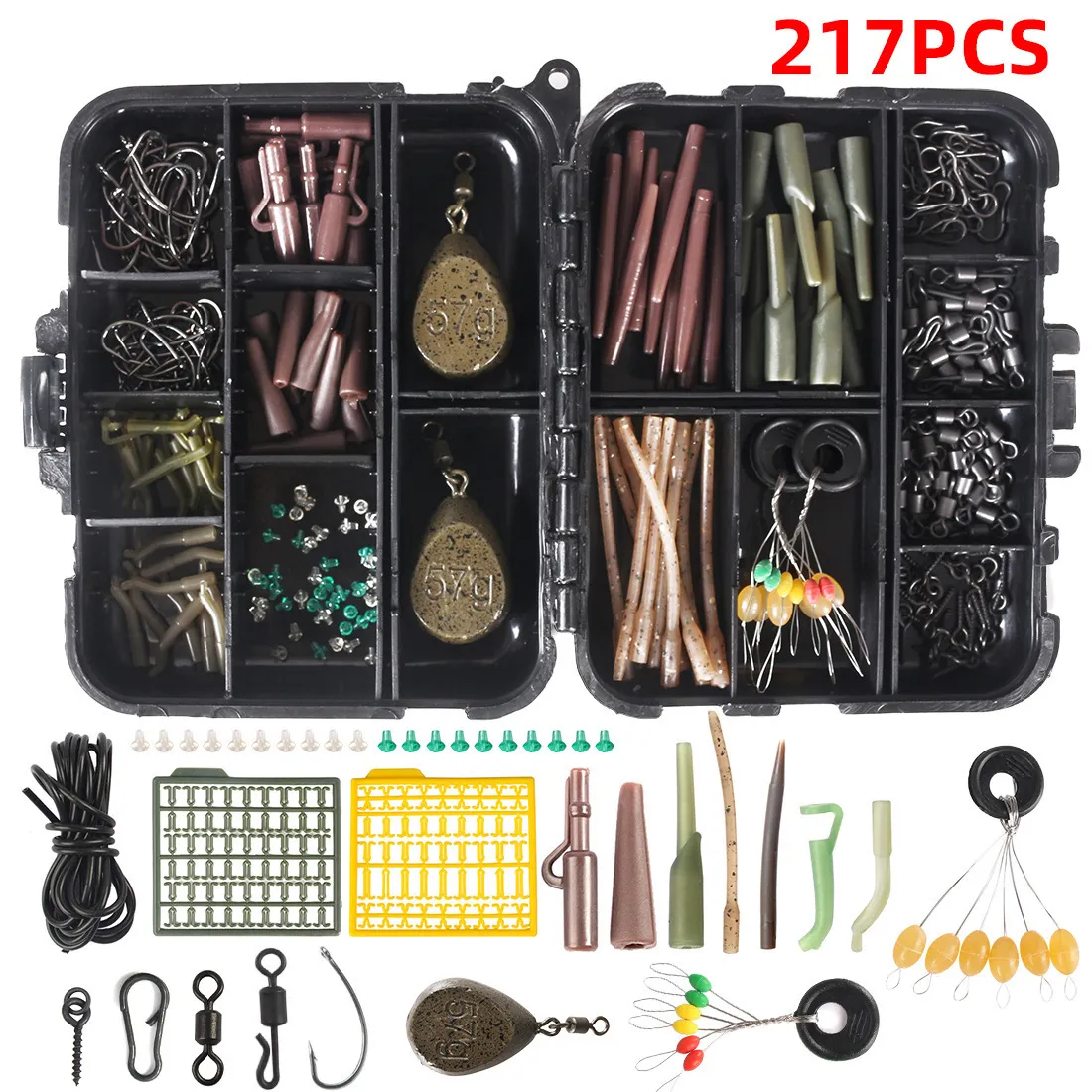 Carp Fishing Tackle Kit With Boilie Bait Screw Accessories