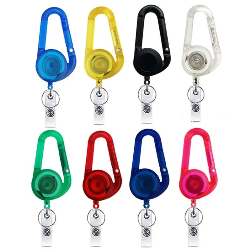 6 Kleur Creatieve Intrekbare Verpleegkundige Badge Reel Clip Badge Houder Studenten Id Kaarthouder Sleutelhanger Hoge Kwaliteit LX4686