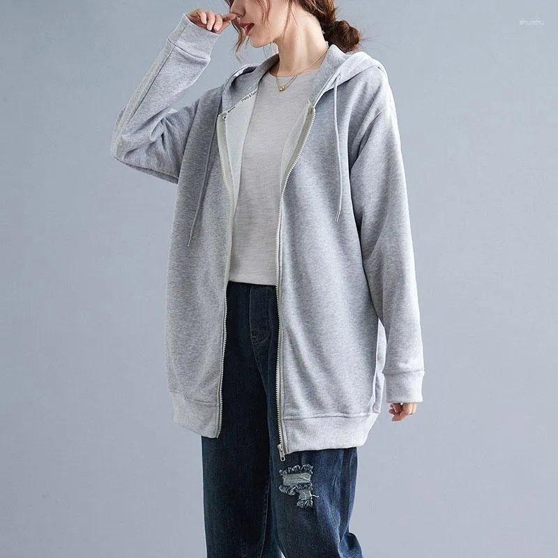 Autumn Hooded Hooded Cardigan Women Sweatshirt Bust For Women