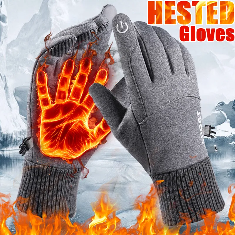 Gants Vélo Hiver, Gants Hiver Homme Femme, Résistant aux