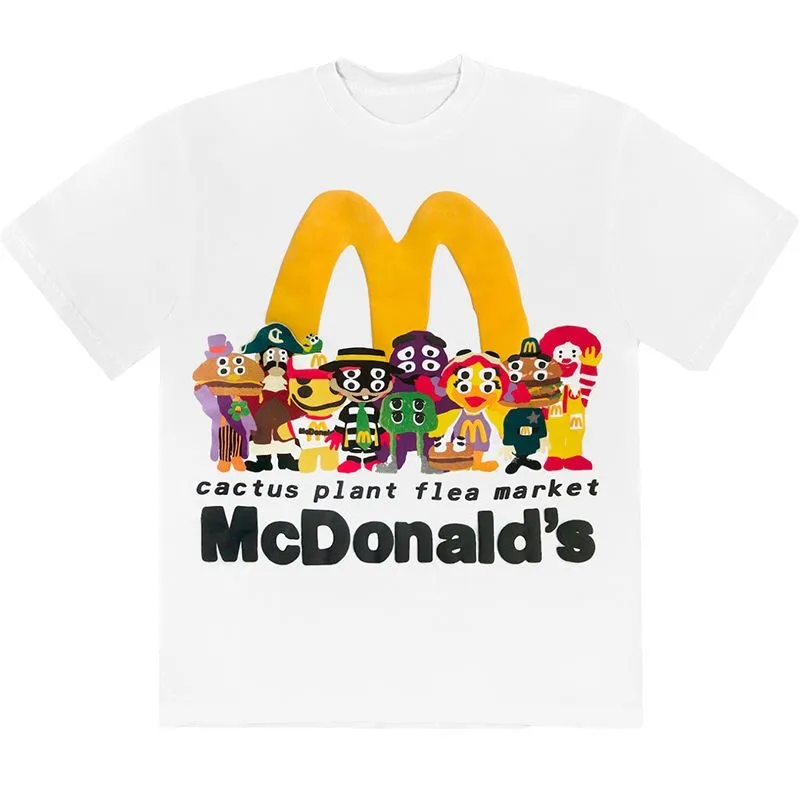 Cpfm x Mcdonalds Smiley lettre mousse imprimé sweat à capuche Yzys pull pull à capuche luxe polaire couple à capuche 58sm # 3OQN