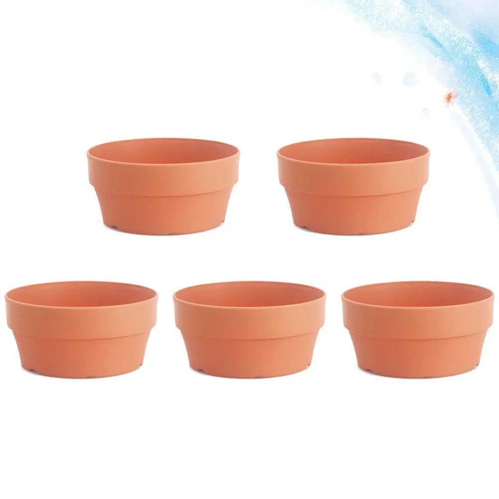 Planters Pots Buah Pot Bunga Tanaman Stroberi Perlengkapan Taman Bonsai Plastik