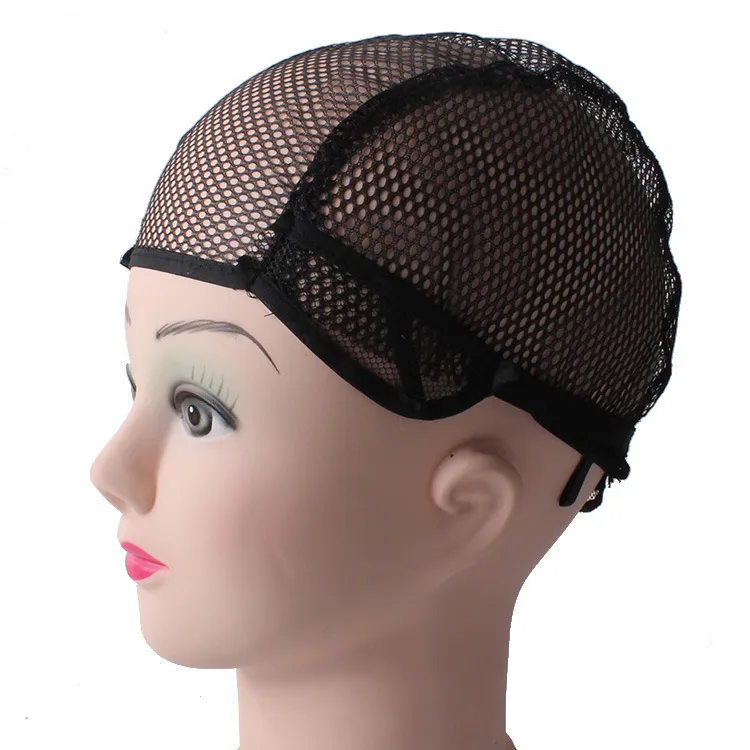 Casquettes de perruque 10PCSBreathable Wig Cap Hairnet Réglable Nylon Tissage Maille Perruque Caps Avec Lace Straps Pour Faire Perruque 230807