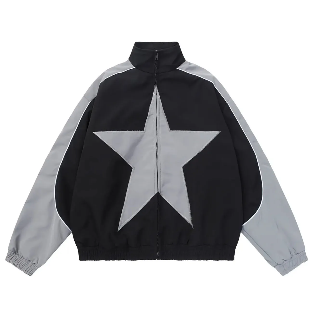 Mens Jackets Spring Bomber Jacket Men Women Vintage Star