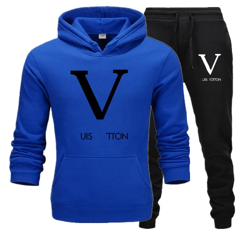 23ss High Street Tide Letter mens Tracksuits Designer Suit with LOGO on the Chest Couple Hooded Sweater Sweaters Pants Plus Size S-XXXL