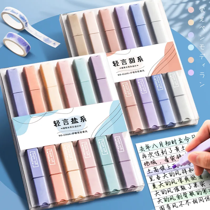 Wholesale Kawaii Double Headed Acrylic Paint Pen Set Back For Journaling  And Art Supplies From Kai10, $25.2