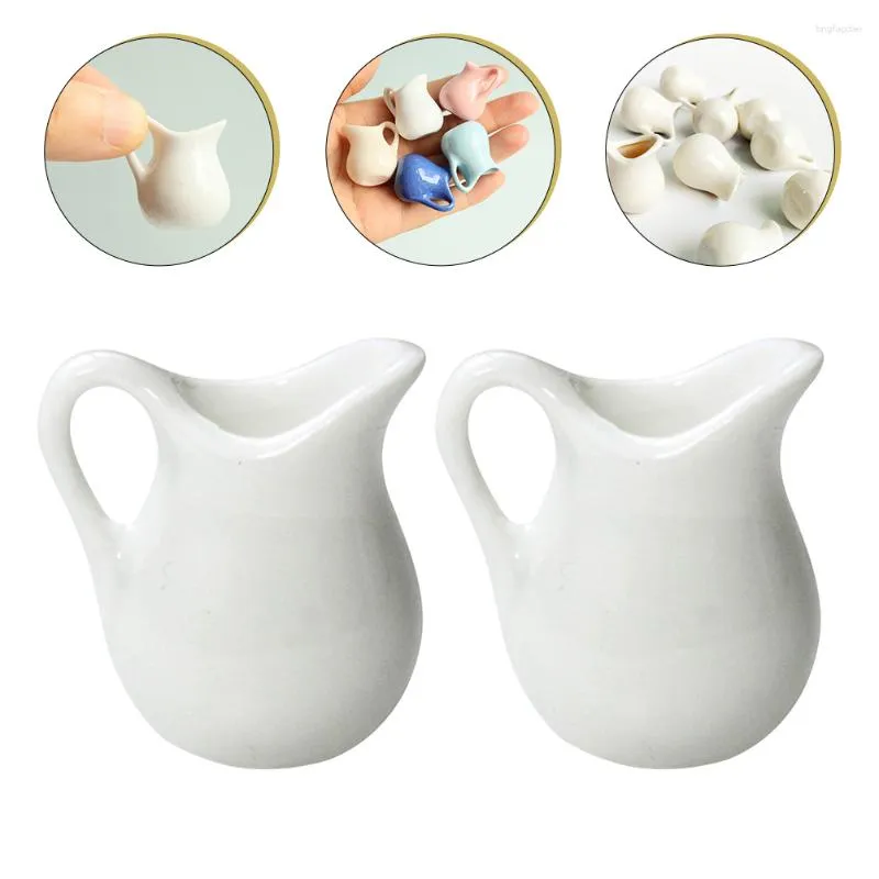 Zestawy naczyń obiadowych 2 szt. Mini Milk Minature Ceramics Dekoracja Dekora
