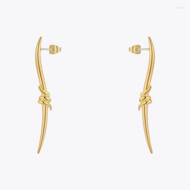 dangle earrings enfashion thorns for women pendientes mujer gold plant Earings piercingファッションジュエリークリスマスe221461