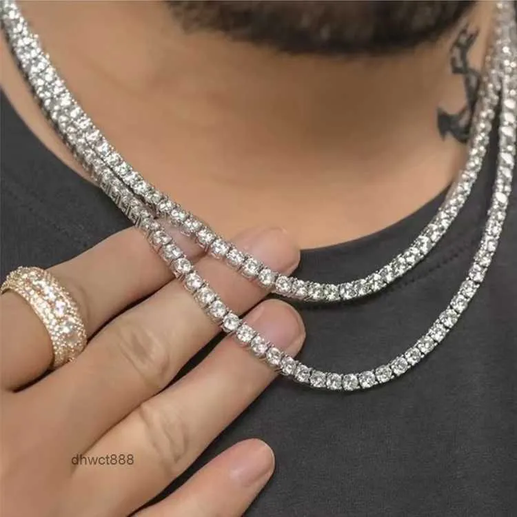 Wholesale Price 925 Sterling Silver Necklace 2mm 6.5mm Wide 5a Cz