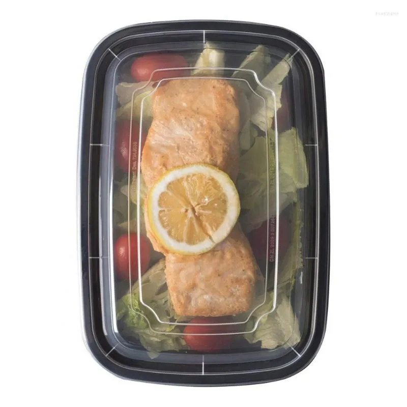 Miski wielokrotnego użytku pudełko na lunch domowe miejsce do przechowywania plastikowe 30pcs bento posiłek przygotuj pojemniki na mikrofalowe pojemniki na lunchbox