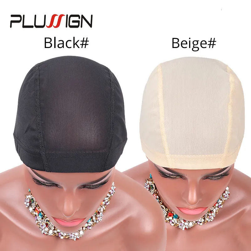 5 pcs/lot Wig Caps Black Mesh Cap Stretchable Hairnets Mesh Dome Cap for  Wigs Wide Elastic Band Wig Cap for Wig Making (Mesh Cap M)