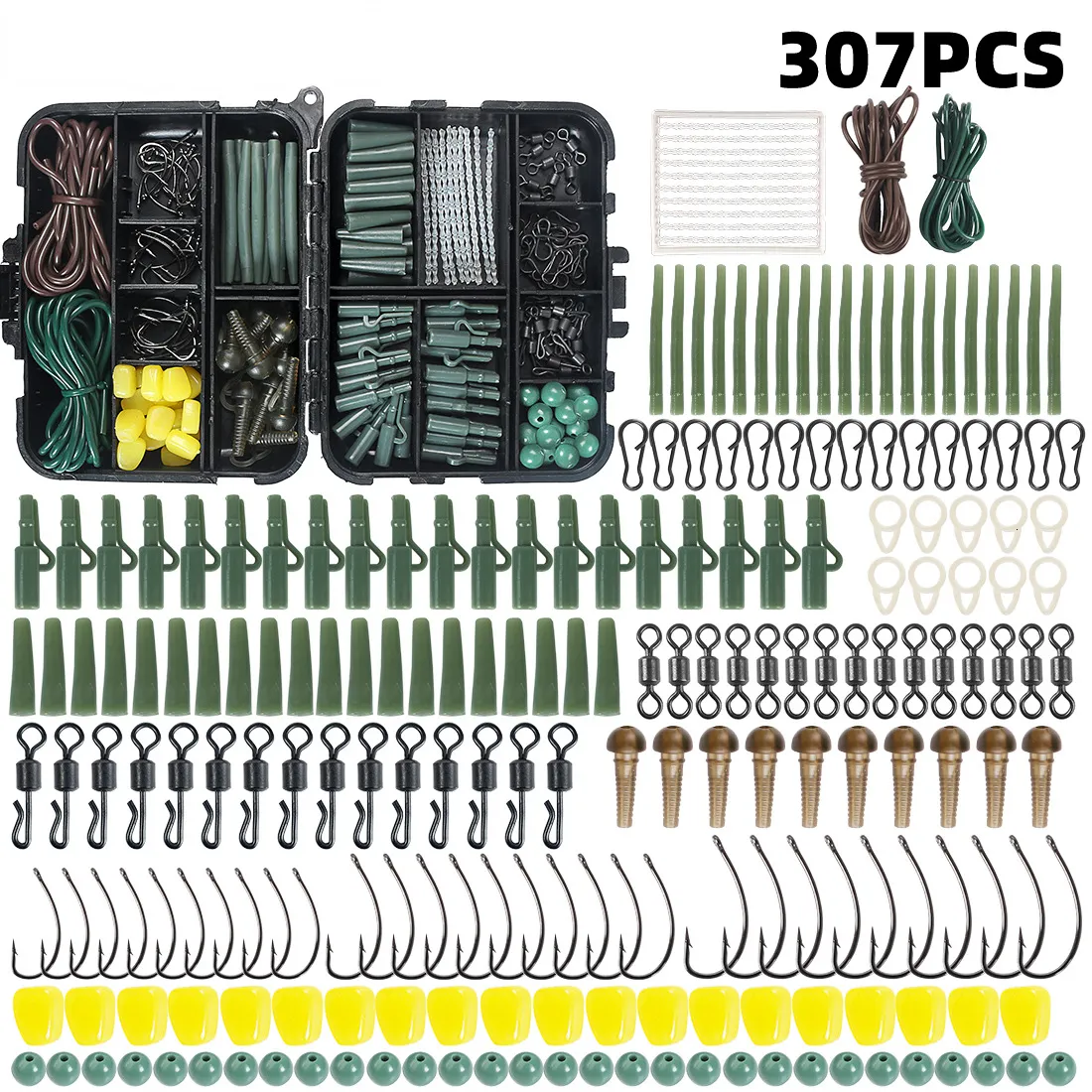Carp Fishing Tackle Kit With Boilie Bait Screw Accessories