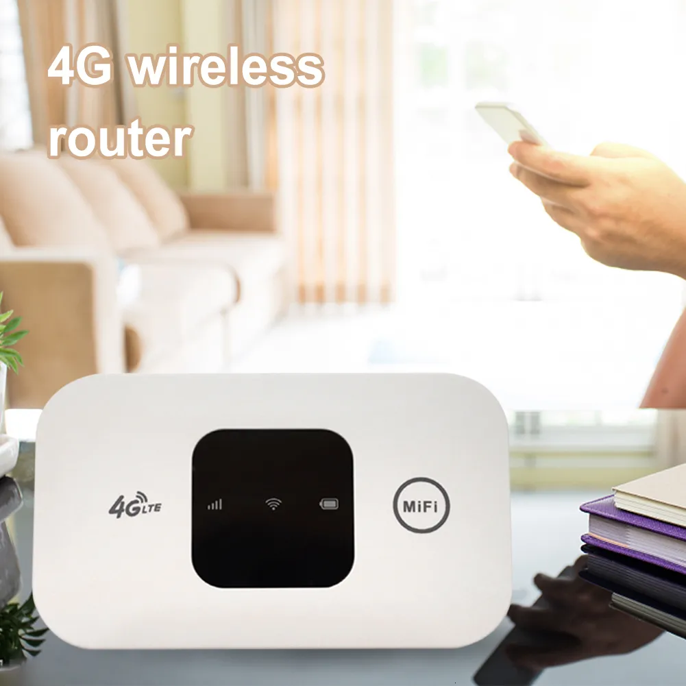 Sim Card WiFi Router: Portable 4G LTE Wireless MiFi Modem With 2800mAh ...