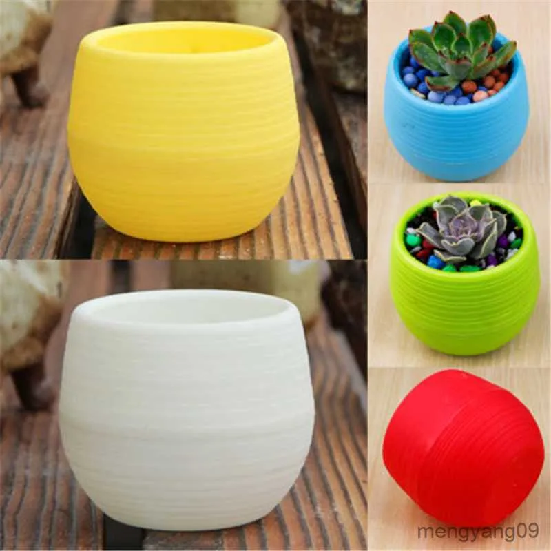 Resin Bunga Pot Mini Plastik Planters For Succulents For Tanaman
