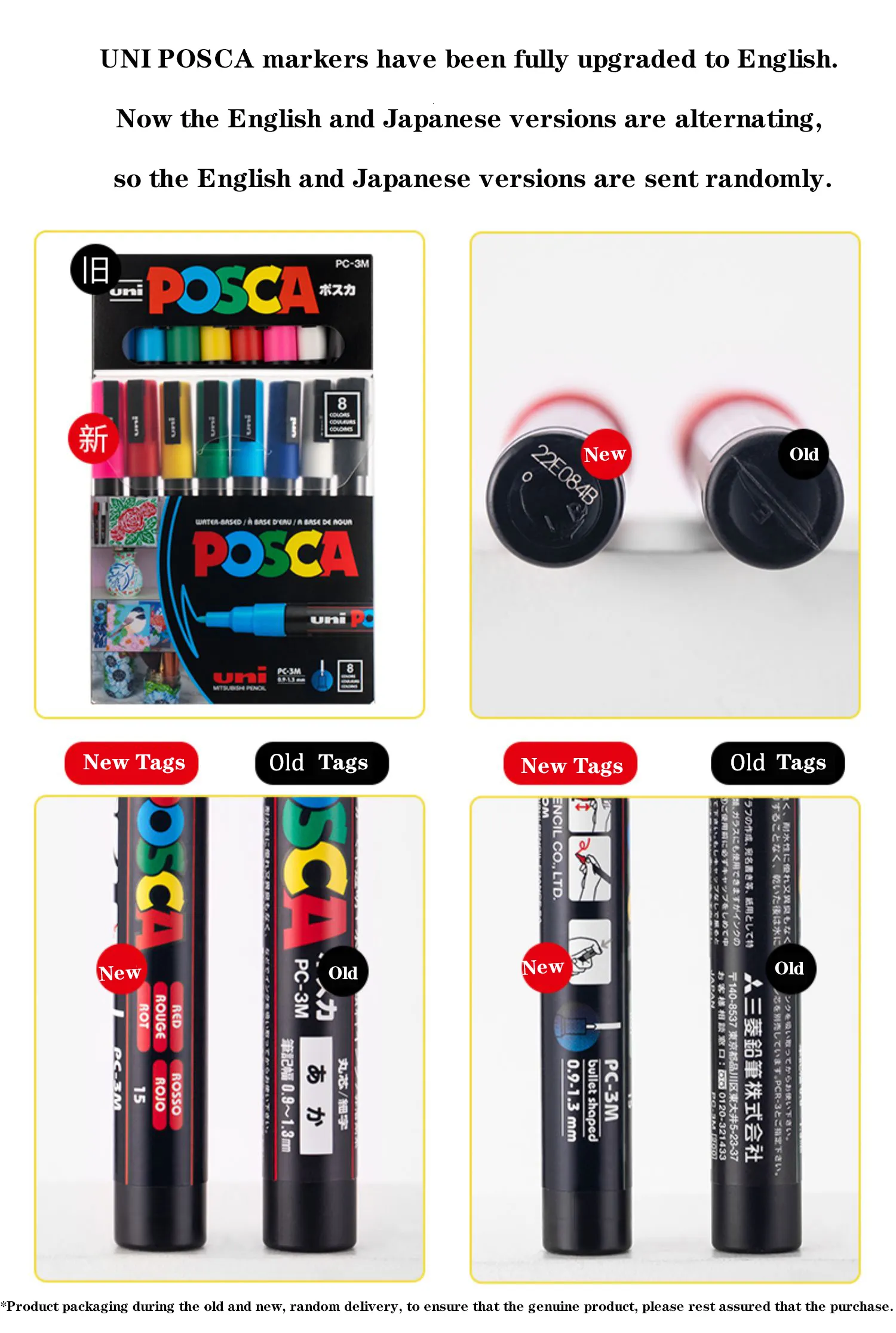 POSCA Paint Marker Set - Full Range PC-3M Fine Tip, Art Markers for ...