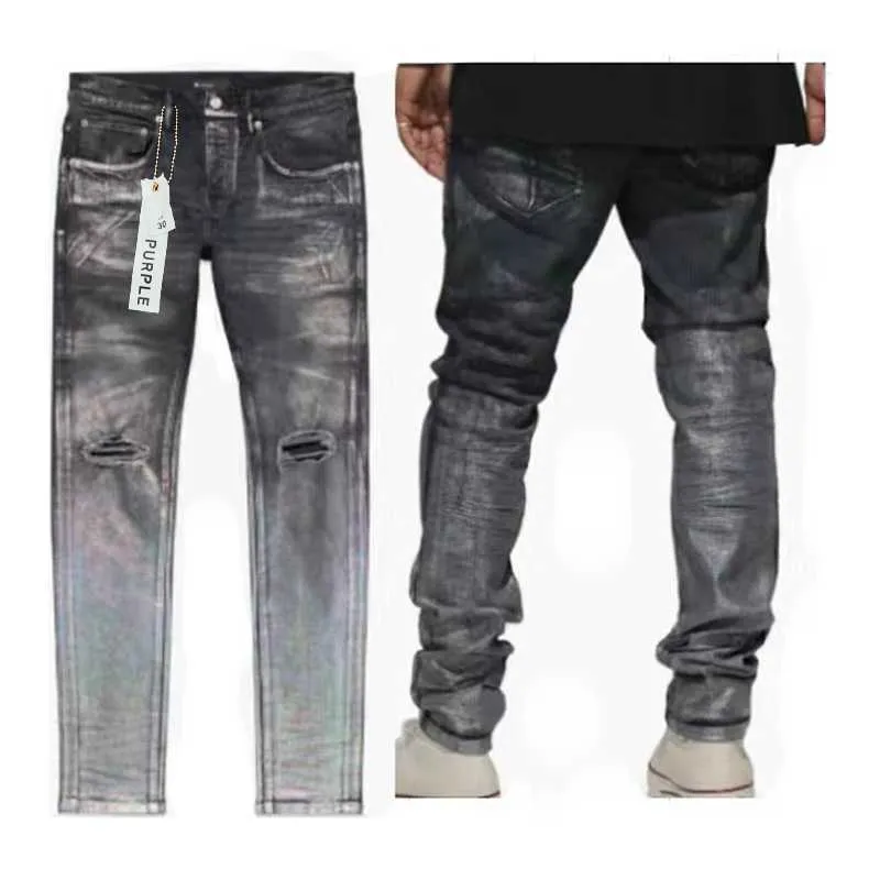 Jeans viola Uomo Designer Antiaging Slim Fit Jeans casual Pu2023900 Taglia 30-32-34-36pwq2