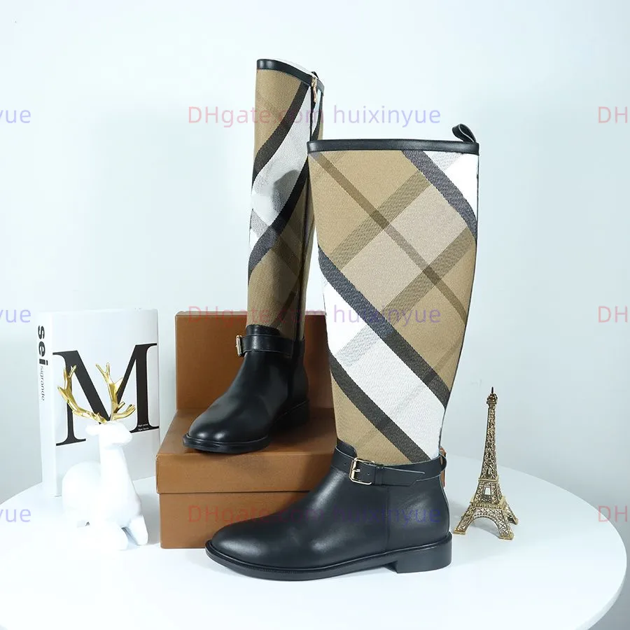 House check and cheap leather ankle boots